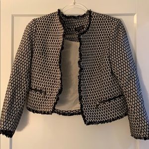 Black & white Topshop blazer